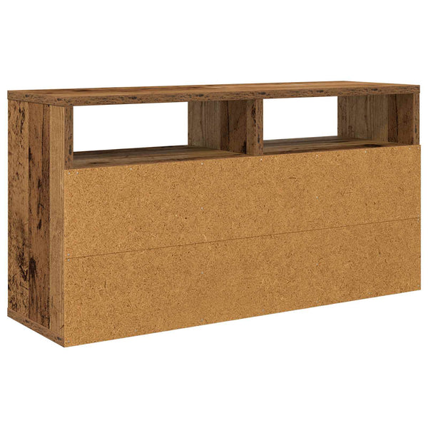 Matala pöytä laatikon kanssa Vanha puu 72 x 22,5 x 38 cm