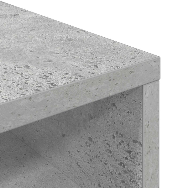 Matala pöytä laatikon kanssa Betoni Harmaa 87 x 27,5 x 43 cm