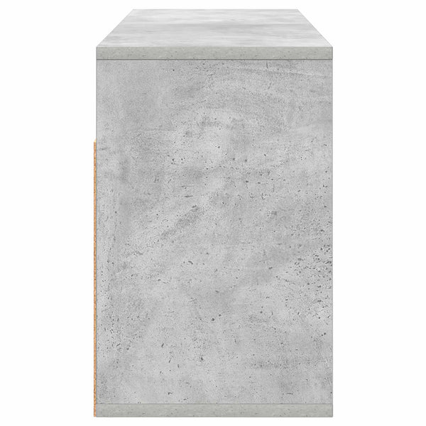 Matala pöytä laatikon kanssa Betoni Harmaa 87 x 27,5 x 43 cm