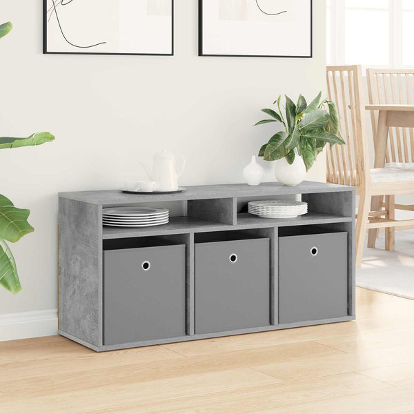 Matala pöytä laatikon kanssa Betoni Harmaa 102 x 32 x 48,5 cm
