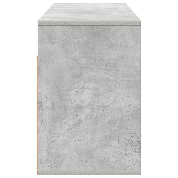 Matala pöytä laatikon kanssa Betoni Harmaa 102 x 32 x 48,5 cm