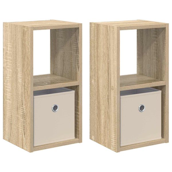 Yöpöytä 2 kpl Sonoman tammi 25,5 x 22 x 49,5 cm Tekninen puu