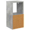 Yöpöytä 2 kpl Betoni Harmaa 25,5 x 22 x 49,5 cm Tekninen puu