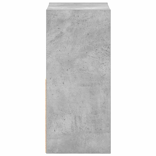 Yöpöytä 2 kpl Betoni Harmaa 25,5 x 22 x 49,5 cm Tekninen puu