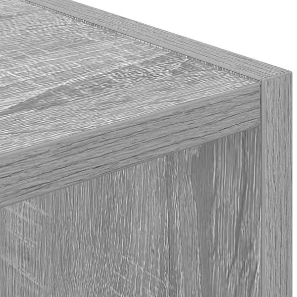 Yöpöytä 2 kpl Harmaa Sonoma 25,5 x 22 x 49,5 cm Tekninen puu