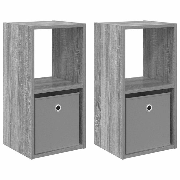 Yöpöytä 2 kpl Harmaa Sonoma 30,5 x 27 x 59,5 cm Tekninen puu