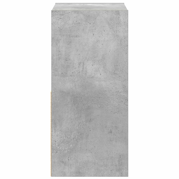 Yöpöytä 2 kpl Betoni Harmaa 35 x 32 x 68,5 cm Tekninen puu