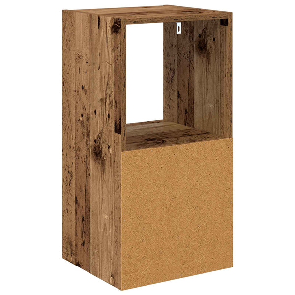 Yöpöytä 2 kpl Vanha puu 35 x 32 x 68,5 cm Tekninen puu