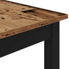 Ruokapöydät 180 x 90 x 75 cm Tekninen puu Suorakaide