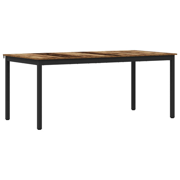 Ruokapöydät 180 x 90 x 75 cm Tekninen puu Suorakaide
