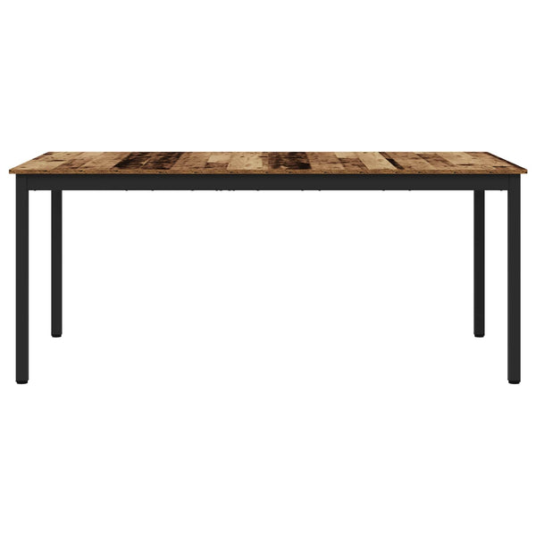 Ruokapöydät 180 x 90 x 75 cm Tekninen puu Suorakaide