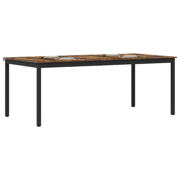 Ruokapöydät 200 x 100 x 75 cm Tekninen puu Suorakaide