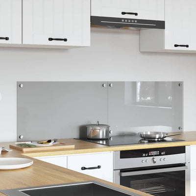 Vaaleanharmaa keittiön suojapaneeli Virvonia 70x40cm (2 pcs)