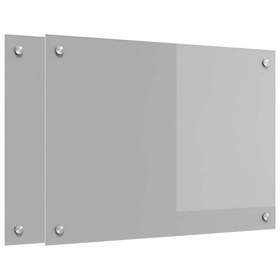 Vaaleanharmaa keittiön suojapaneeli Florantina 70x50cm (2 pcs)