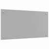 Keittiön välitila 2 pcs Vaaleanharmaa 80 x 40 cm karkaistu lasi