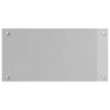 Keittiön välitila 2 pcs Vaaleanharmaa 80 x 40 cm karkaistu lasi