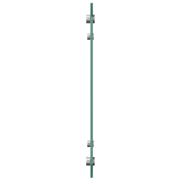 Keittiön välitila 2 pcs Vaaleanharmaa 80 x 40 cm karkaistu lasi
