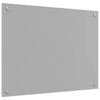 Keittiön välitila 2 pcs Vaaleanharmaa 80 x 60 cm karkaistu lasi