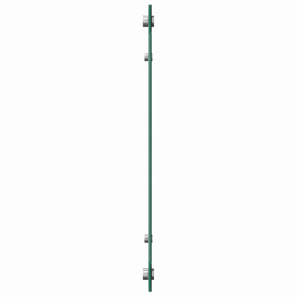 Keittiön välitila 2 kpl Vaaleanharmaa 90 x 50 cm karkaistu lasi