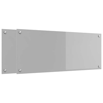 Vaaleanharmaa keittiön suojapaneeli Romuald 100x40cm (2 pcs)