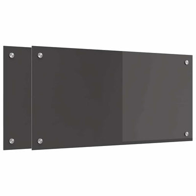 Tumma harmaa keittiön suojapaneeli Berila 80x40cm (2 pcs)
