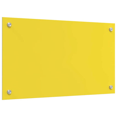 Keltainen keittiön suojapaneeli Eda 70x40cm (2 pcs karkaistu lasi)
