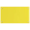 Keltainen keittiön suojapaneeli Eda 70x40cm (2 pcs karkaistu lasi)