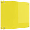 Keltainen keittiön suojapaneeli Sezear 70x60cm (2 pcs karkaistu lasi)