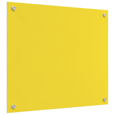 Keltainen keittiön suojapaneeli Sezear 70x60cm (2 pcs karkaistu lasi)