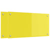 Keltainen keittiön suojapaneeli Eudechia 80x40cm (2 pcs karkaistu lasi)