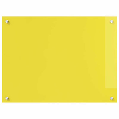 Keltainen keittiön suojapaneeli Abuzer 80x60cm (2 pcs karkaistu lasi)