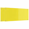Keltainen keittiön suojapaneeli Jasmyn 90x40cm (2 pcs karkaistu lasi)