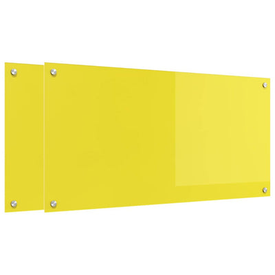 Keltainen keittiön suojapaneeli Muren 100x50cm (2 pcs)