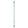 Keittiön välitila 2 pcs Valkoinen 110 x 40 cm karkaistu lasi