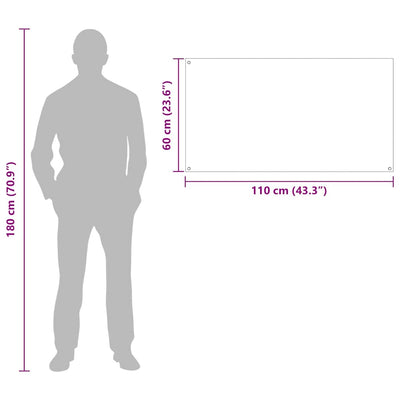 Läpinäkyvä keittiön suojapaneeli Afro 110x60cm (2 pcs)