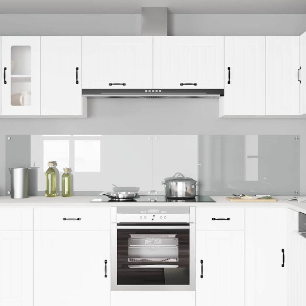 Keittiön välitila 2 pcs Läpinäkyvä 120 x 50 cm karkaistu lasi