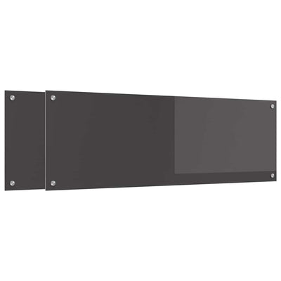 Tumma harmaa keittiön suojapaneeli Iamurla 120x40cm (2 pcs)