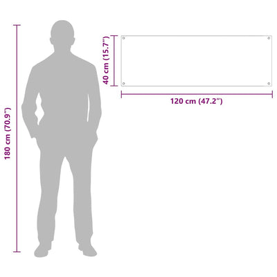 Tumma harmaa keittiön suojapaneeli Iamurla 120x40cm (2 pcs)