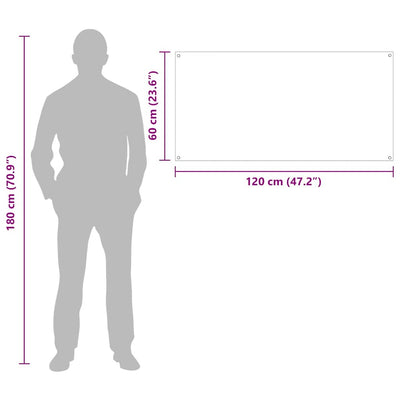 Tumma harmaa keittiön suojapaneeli Demetriad 120x60cm (2 pcs)