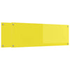 Keittiön välitila 2 pcs Keltainen 120 x 40 cm karkaistu lasi