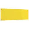 Keittiön välitila 2 pcs Keltainen 120 x 40 cm karkaistu lasi