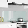 Keittiön suojapaneeli 2 pcs Valkoinen 70 x 50 cm karkaistu lasi