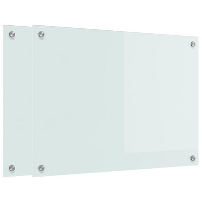 Valkoinen keittiön suojapaneeli Dorris 70x50x0.8cm (karkaistu lasi)