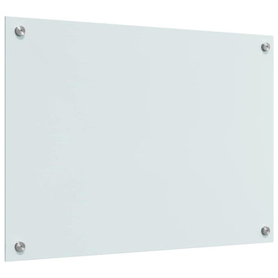 Valkoinen keittiön suojapaneeli Dorris 70x50x0.8cm (karkaistu lasi)