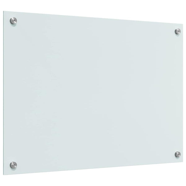 Keittiön suojapaneeli 2 pcs Valkoinen 70 x 50 cm karkaistu lasi