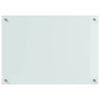 Valkoinen keittiön suojapaneeli Dorris 70x50x0.8cm (karkaistu lasi)