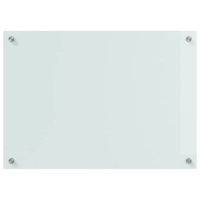 Valkoinen keittiön suojapaneeli Dorris 70x50x0.8cm (karkaistu lasi)