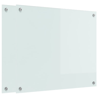 Valkoinen keittiön suojapaneeli Alenut 70x60x0.8cm (karkaistu lasi)