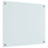 Keittiön suojapaneeli 2 pcs Valkoinen 70 x 60 cm karkaistu lasi