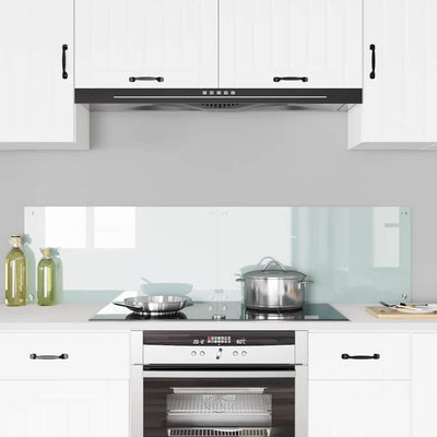 Valkoinen keittiön suojapaneeli Joldos 80x40x0.8cm (karkaistu lasi)